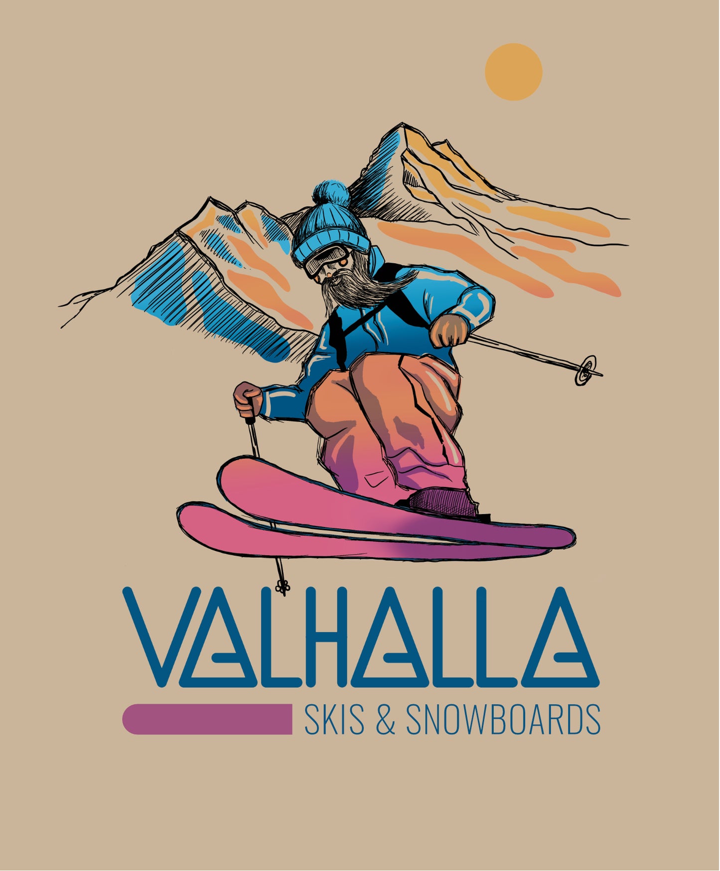 Valhalla Surfing Powder T-Shirt