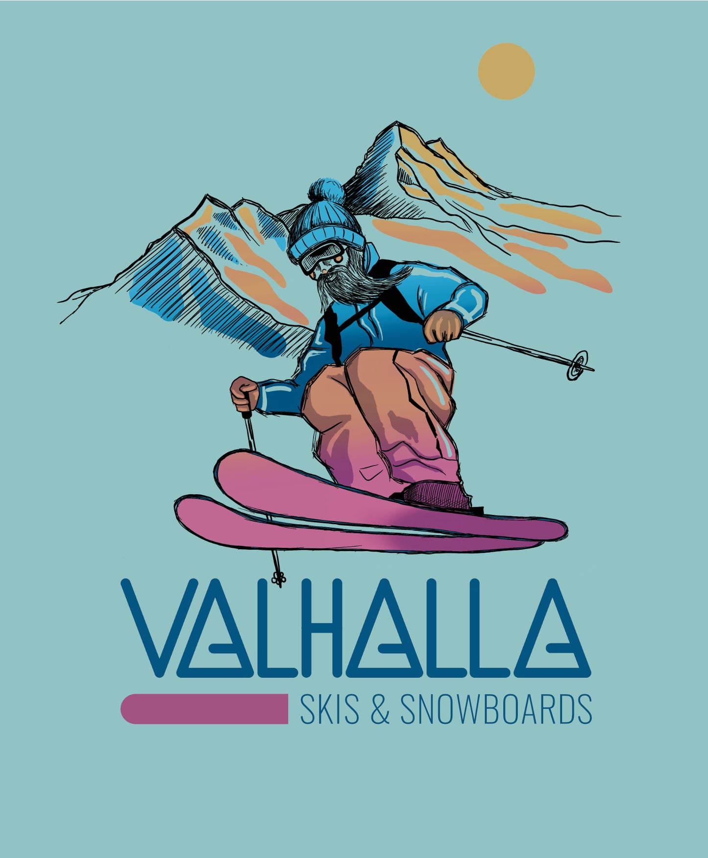 Valhalla Surfing Powder T-Shirt